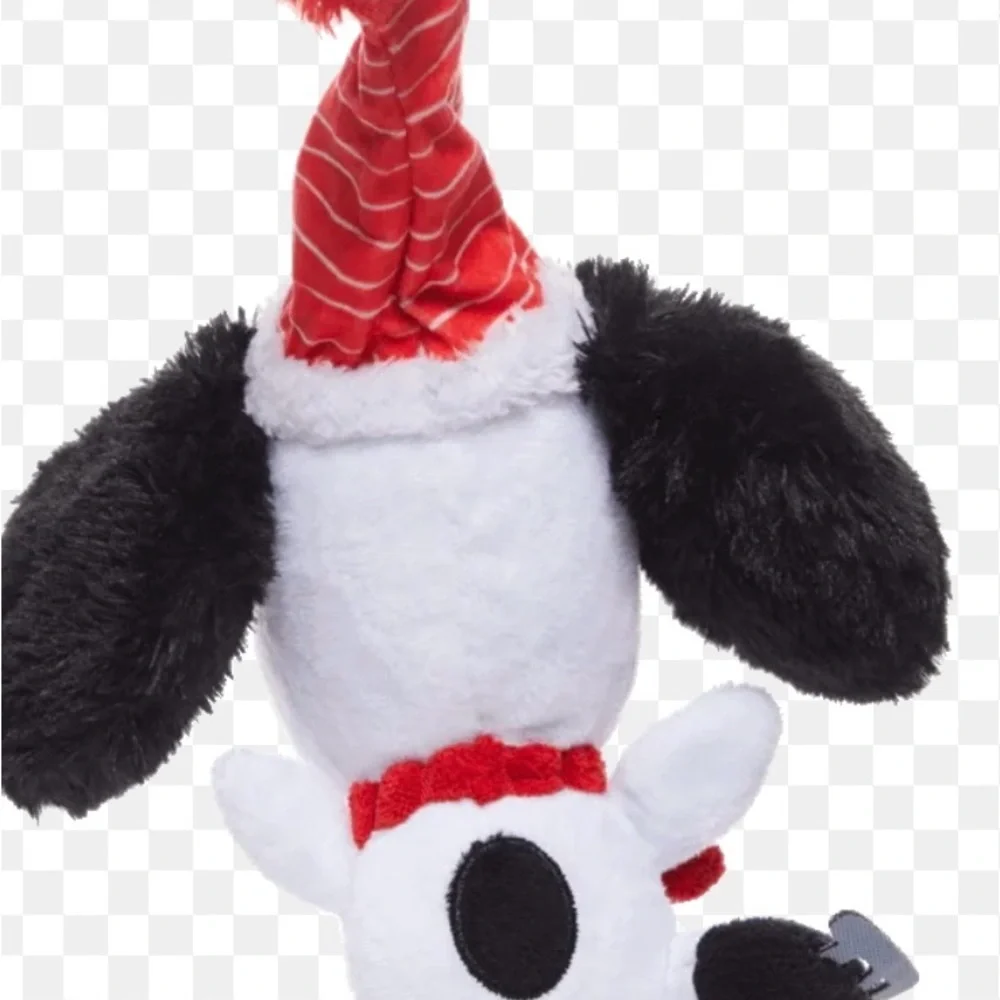FREE w bundle of 2+ Snoopy Dog Toy Plush Peanuts Red Hat Rope NWOT